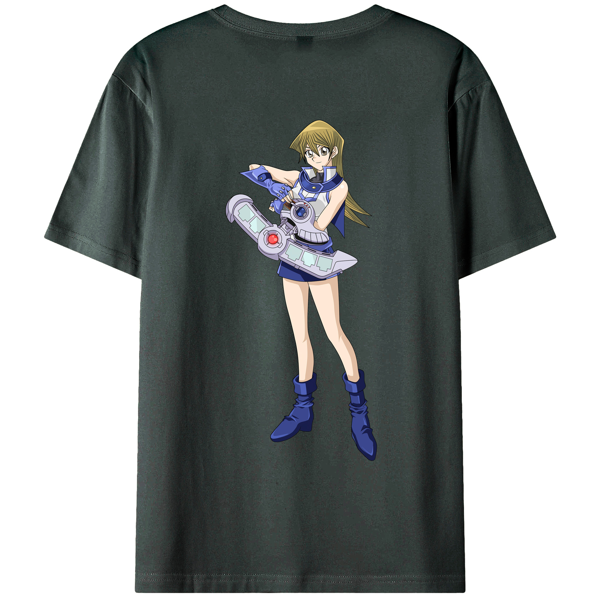 （画像用） 遊☆戯☆王 Yu-Gi-Oh! 綿100％ メンズ半袖Tシャツ（バックプリント） 通気性